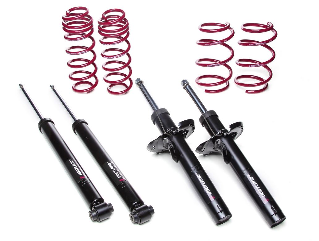 Sportfahrwerk Typ 8V, inkl. Sportback, VA bis 1010 kg, nur Mehrlenker-HA, Dämpfer-Ø 50 mm