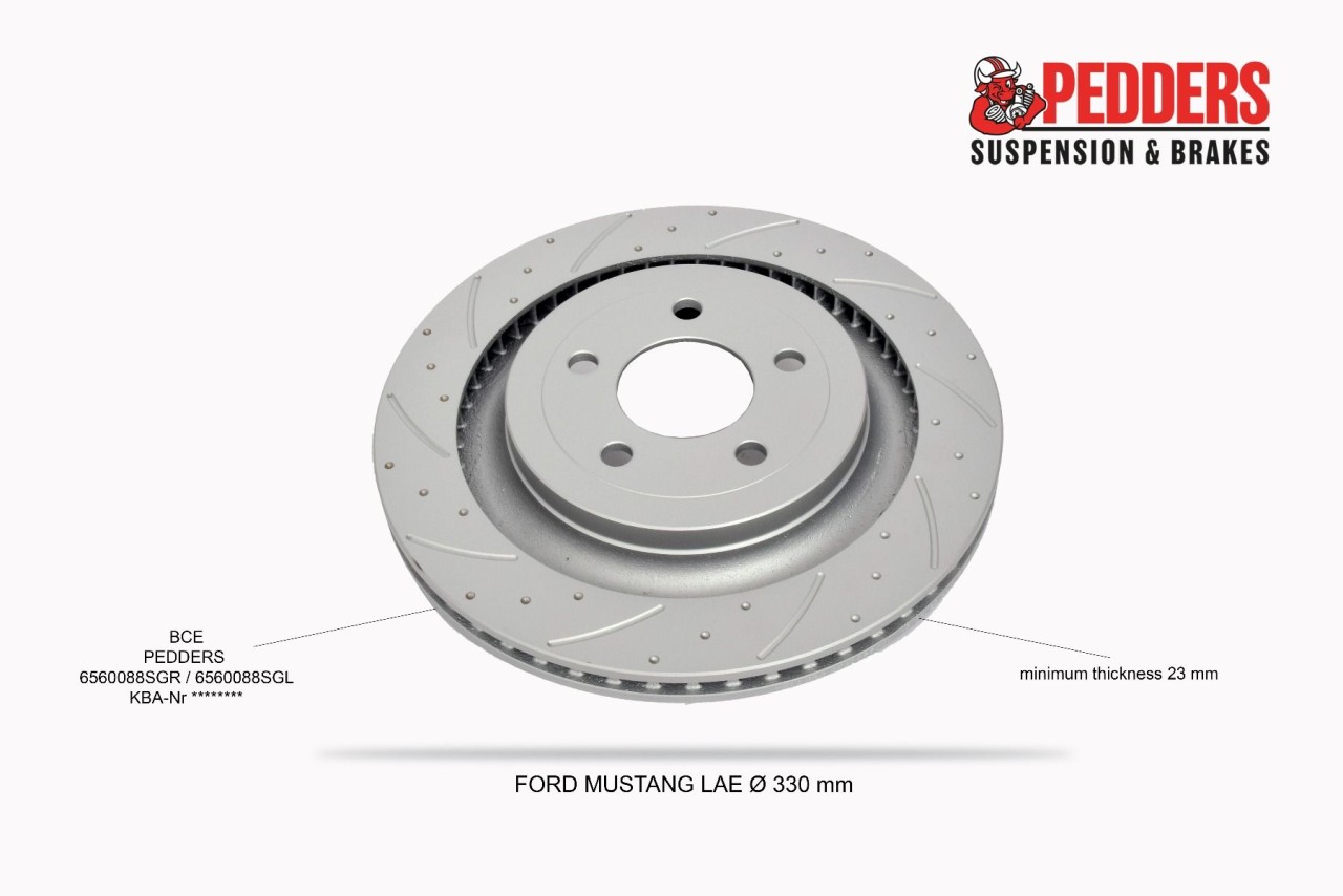 Hochleistungs - Bremsscheiben 330mm HA
