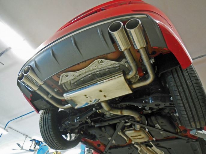 Audi S3 - 8V Stufenheck+Cabrio Endschalldämpfer Ausgang rechts/links - 2x106x71 Typ 44 rechts/links