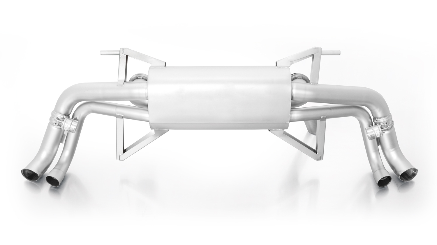 RACING Axle-Back Edelstahl Sportschalldämpfer mittig, passend zu den originalen heckintegrierten End