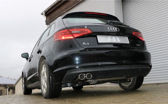Audi A3 - 8V Sportback Endschalldämpfer einseitig - 2x88x74 Typ 32