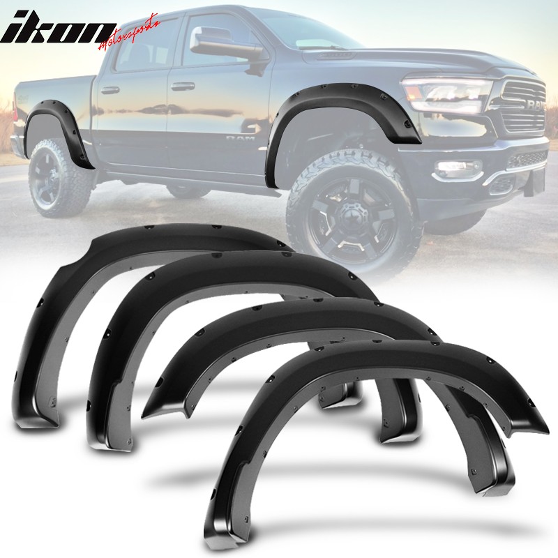 Kotflügelverbreiterungen im Taschen-Niet-Stil (DODGE RAM 1500 2019-2021)