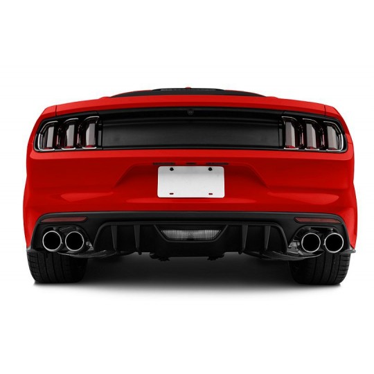 QUAD EXHAUST REAR DIFFUSER RTR (MUSTANG 2015-2017 ECOBOOST PREMIUM, GT PREMIUM)