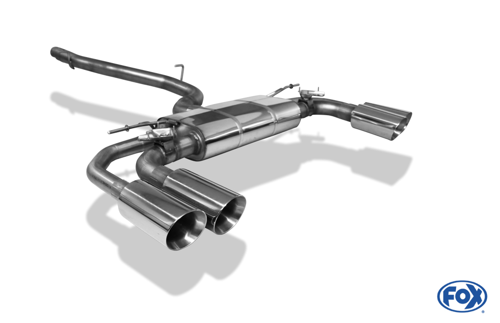 4x4 Halbanlage ab Kat - 2x100 Typ 25 rechts/links - mit 2 elektronischen Klappen