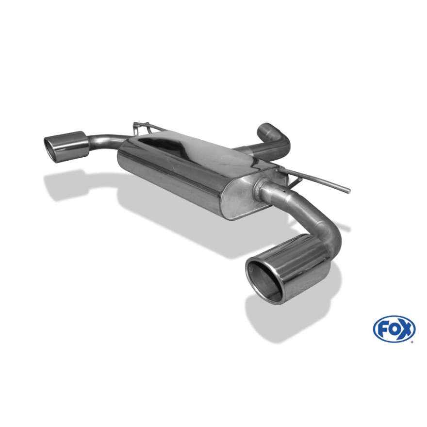 Fox VW Golf VII - 2,0l GTI Endschalldämpfer rechts/links - 1x100 Typ 16 rechts/links