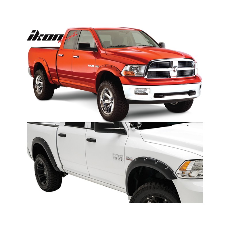Kotflügelverbreiterungen im Taschen-Niet-Stil (DODGE RAM 2009-2017)