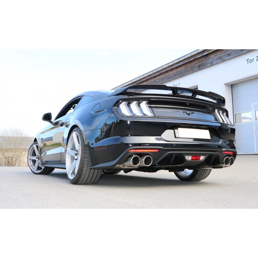 Ford Mustang VI Facelift Coupe & Convertible - 8 -Zylinder Endschalldämpfer rechts/links - 2x100 Typ