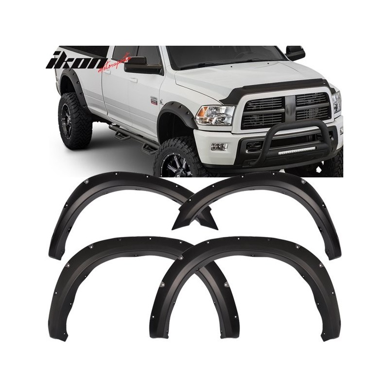 Kotflügelverbreiterungen im Taschen-Niet-Stil (DODGE RAM 2500 3500 2010-2018)