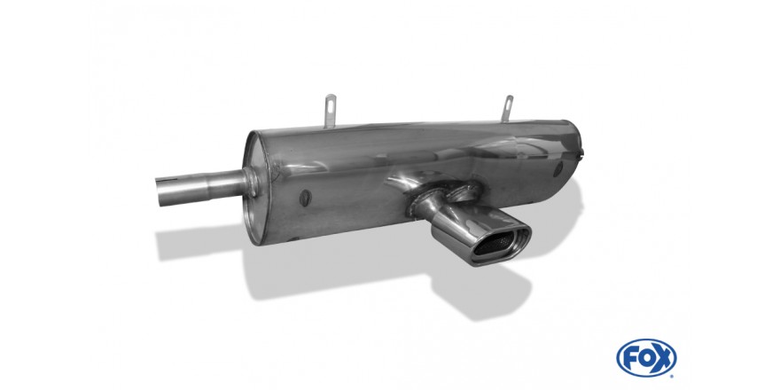 Endschalldämpfer - 135x80 Typ 53 mittig