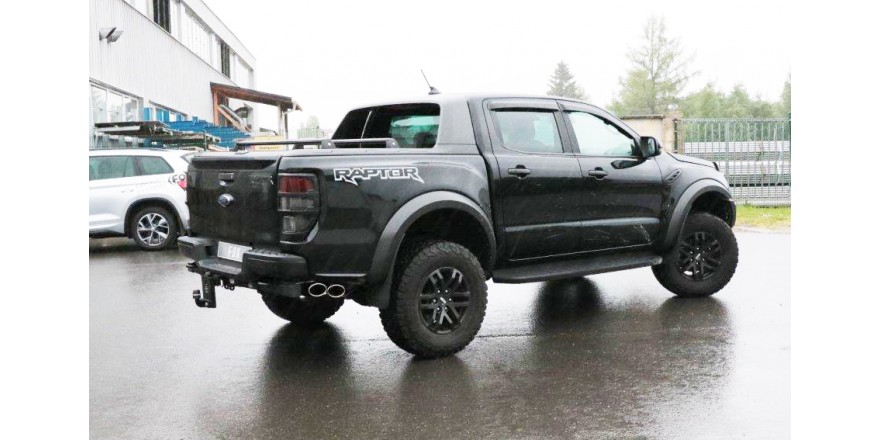 Ford Raptor - Doppelkabine Endschalldämpfer Sidepipe, 2x115x85 Typ 38