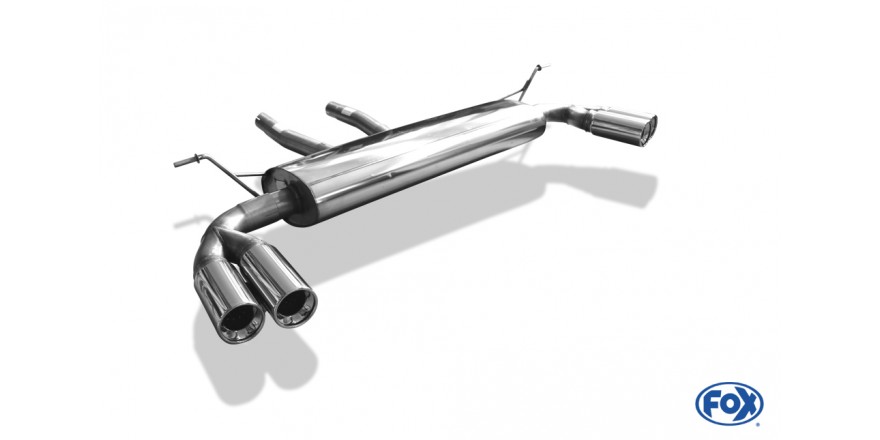 Endschalldämpfer rechts/links - 2x90 Typ 13 rechts/links